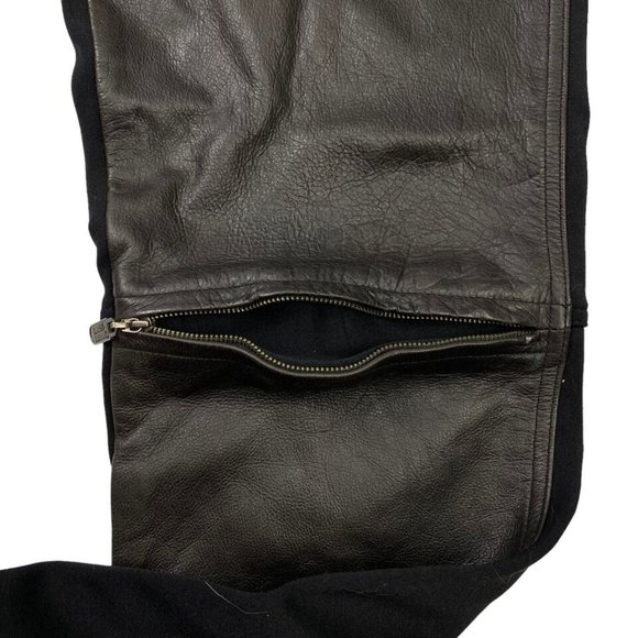 Harley Davidson Womens Genuine Leather Pants Trousers Riding Motorcycle 42/14 - Picture 3 of 10